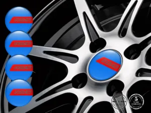 Rays Calcomanías de Aro para Autos Logos Bombados de Lujo